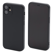 FixPremium - Silikonski ovitek za iPhone 12 mini, črn