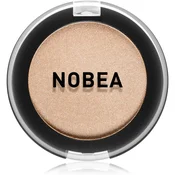 NOBEA Day-to-Day Mono Eyeshadow senčila za oči z bleščicami odtenek Toasted almond 3,5 g
