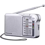 Panasonic UKW Žepni radio Panasonic RF-P150DEG Srebrna