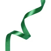 Satenast trak temno zelen za dekoracijo 0,6 x 2300 cm
