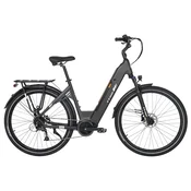 TTGO Električno kolo TTGO C7 SE 28” s srednjim pogonom, 250 W, 9 prestav, urbano, sivo, (5000232117)