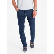 Ombre Classic mens SLIM FIT jeans with elastane - dark blue
