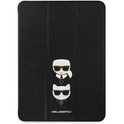 KARL LAGERFELD ovitek KLFC11OKCK za iPad Pro 11 2020/2021 11 inch knjiga črna - Heads