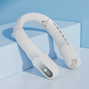 Generic Rezilo ventilatorja, ki prosto visi na vratu, leni prenosni zunanji majhen ventilator, prenosni USB tihi ventilator, ki nosi glavo, športni majhen ventilator, (21125947)