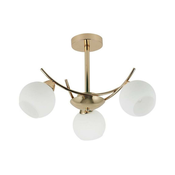 Luster na šipci AMOS 3xE27/40W/230V zlatna