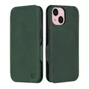 Etui Techsuit Safe Wallet Plus za iPhone 15 - zelen