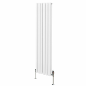 MONSTER Ovalni radiator in ventili - 1600 mm x 360 mm - bel, (21569978)