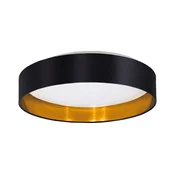Eglo 55267 - LED stropna svetilka MASERLO LED/16W/230V premer 40,5 cm črna/bakrena
