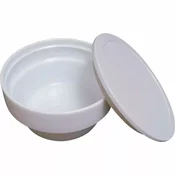 Gastro okrogel pokrov 17 cm siv
