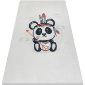 Rugsx BAMBINO 1129 pralna preproga panda za otroke 80x150 cm Bež