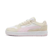 PUMA Court Classic Street Sneakers Youth, Shoes, White/Alpine Snow/Whisp Of Pink, 38