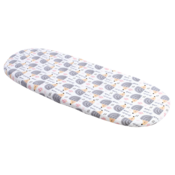 Medi Partners Fitted sheet for a stroller - cotton - Gray hedgehogs