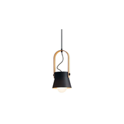 Zambelis 18192 - luster na sajli 1xE27/40W/230V, crna