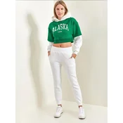 Bianco Lucci Obleka za doma zelena