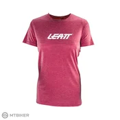 Leatt Premium ženska majica s kratkimi rokavi, rubin (S)