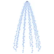 Vidaxl Lučke za novoletno jelko 300 LED lučk modre 300 cm