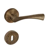 Vratno okovje MP Spirit R (OBA - Antique bronze), gonilka levo/krogla, Odprtina za cilindrični vložek PZ, MP OBA (starinski bron)