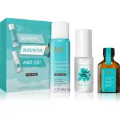 Moroccanoil Refresh, Nourish, and Go! (Dark Tones) set za tamnu kosu za žene