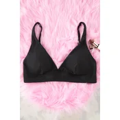 Trendyol Black Micro Non-wired Covered Triangle Knit Bra