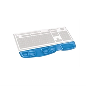 Fellowes Health-V CRYSTAL gel Microban modra opora za zapestje za tipkovnico