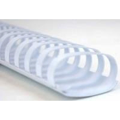 Spirale PVC 32 mm, bele, 50 kos