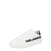 Karl Lagerfeld Niske tenisice, bijela / crna