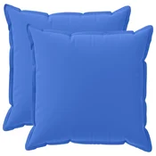 Vidaxl Prevleka za blazino 2 kos HOUTEN Kraljevo modra 55 x 55 cm