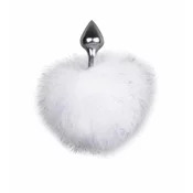 EasyToys Bunny Tail Plug No. 1 – analni plug, srebrni