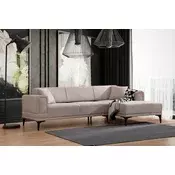 Atelier del Sofa Ugaona garnitura Horizon 85x43x207cm Svetlobraon