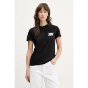 Tommy Jeans Majica Bubble DW0DW21338 Črna Regular Fit