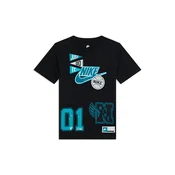 Nike Sportswear Majica turkizna/cijansko modra/črna/bela