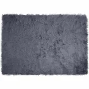 Tepih od umjetne ovcje kože TAFALLA Antracit 140 x 200 cm