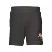 Fila crne dječje kratke hlače