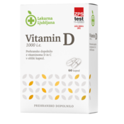 Vitamin D 1000 IE, 60 kapsul