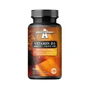 Apollos Hegemony - Vitamin D3 4000 IU z olivnim oljem, 120 mehkih kapsul