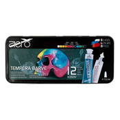 Aero Tempera 7,5 ml tubice, 12 kom u limenoj kutiji - Design Mrtvačka Glava 9201-2312