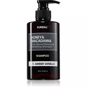 KUNDAL Šampon za kosu Honey & Macadamia Nature Shampoo Amber Vanilla - 500 ml