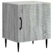vidaXL vidaXL Nočna omarica Siva Sonoma 43 x 34,5 x 50 cm Inženirski les, (5000209870)
