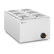 Bain Marie - 640 W - 6 x GN 1/6 - Royal Catering