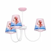 Deciji luster na šipci OCTOPUS 3xE14/40W/230V