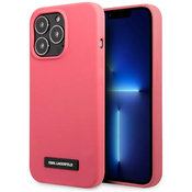 Karl Lagerfeld KLHCP13XSLMP1PI iPhone 13 Pro Max 6,7 hardcase fuchsia Silicone Plaque (KLHCP13XSLMP1PI)