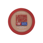 Rimmel London Lasting Finish 25H Compact Powder Foundation SPF20 puder za vse tipe kože 7 g odtenek 010 Latte