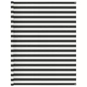 vidaXL Preproga za šotor 250x450 cm antracitna in bela