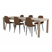 jedilnica set Dallas 2655 75x95x170cm