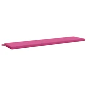 Vidaxl Blazina za klop SOEST 100% poliester Roza 200 x 40 x 5 cm