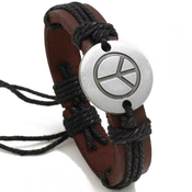 Zapestnica Peace - Rjava / Črna KP34317