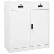 Vidaxl vidaXL Pisarniška omara bela 90x40x102 cm jeklo