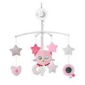 Lorelli Bertoni Muzicka vrteška za krevetac Dreamy, Roze-bela