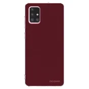 Silikonski prozorni ovitek za Samsung Galaxy A71 A715F - Burgundy red