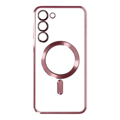 Silikonska maska Magsafe za Samsung S25 Plus/ roze